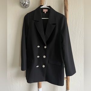 Black Show Me Your Mumu Blazer Dress